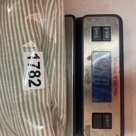 Mint Julep Oversized Short Sleeve Top Medium Green White Striped Boxy - Picture 6 of 6